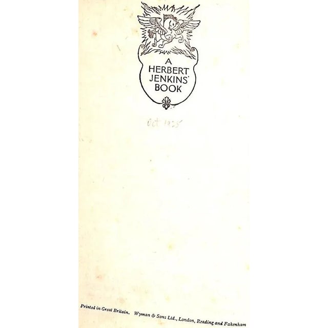 256 pp. 7.5" x 5.25" First Edition Some foxing condition noted P. G. Wodehouse Herbert Jenkins Ltd 1925