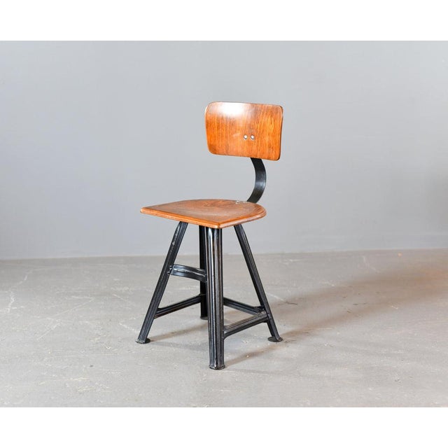 Vintage Industrial Chair by WEW, 1930s For Sale - Image 12 of 12