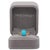 Modern 2.1Ct Sonoran Turquoise Ring With Natural Diamond Accents: Solid 14k Gold, Size 6.75 For Sale - Image 3 of 8