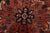 Red Heriz Rug 8’7” X 12’5” Red Wool Vintage Traditional Hand-Knotted Carpet For Sale - Image 8 of 15