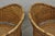 Vintage Hollywood Regency Faux Bamboo Wood & Cane Barrel Back Lounge Chair, Pair For Sale - Image 12 of 15