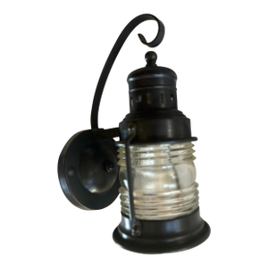 Circa 1939’s Outdoor Porch Lantern With Original Bronze Patina