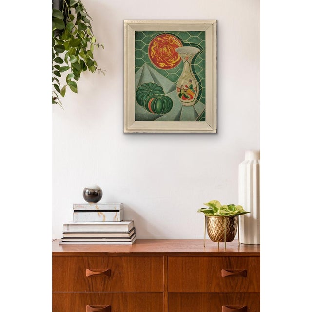 Denis Mitchell, Still Life, Oil Painting, 1944, Framed For Sale - Image 14 of 18