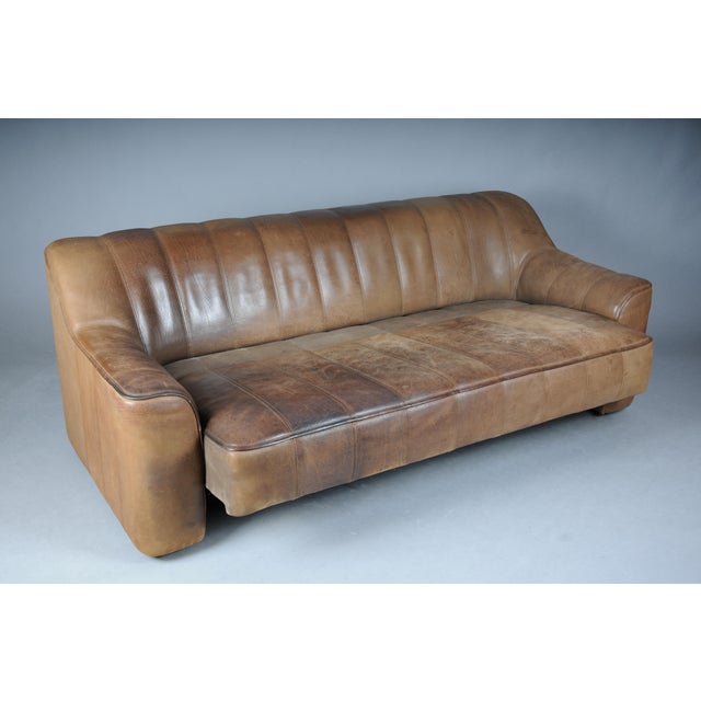 DS44 3-Seater Sofa in Buffalo Leatherfrom de Sede, 1970s For Sale - Image 10 of 18