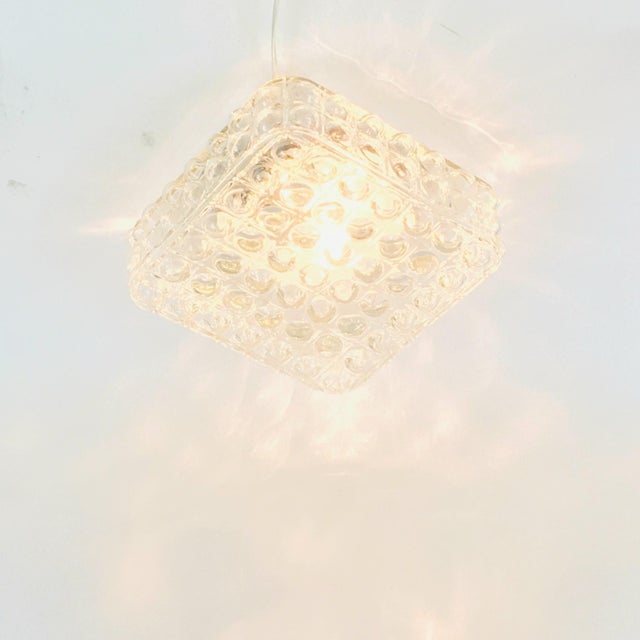 Mid-Century Modern Bubble Glass Flush Mount by Helena Tynell for Limburg, Germany, 1970s For Sale - Image 4 of 9