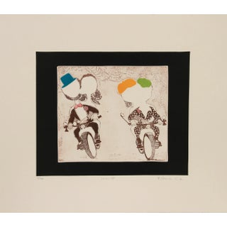 Mireille Kramer, Lovers V, Etching For Sale