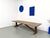 Brutalist Large Refectory Table in Pine and Beech with X-Shaped Base, 1970s For Sale - Image 3 of 18