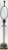 Vintage Glass Column Table Lamp For Sale - Image 4 of 9
