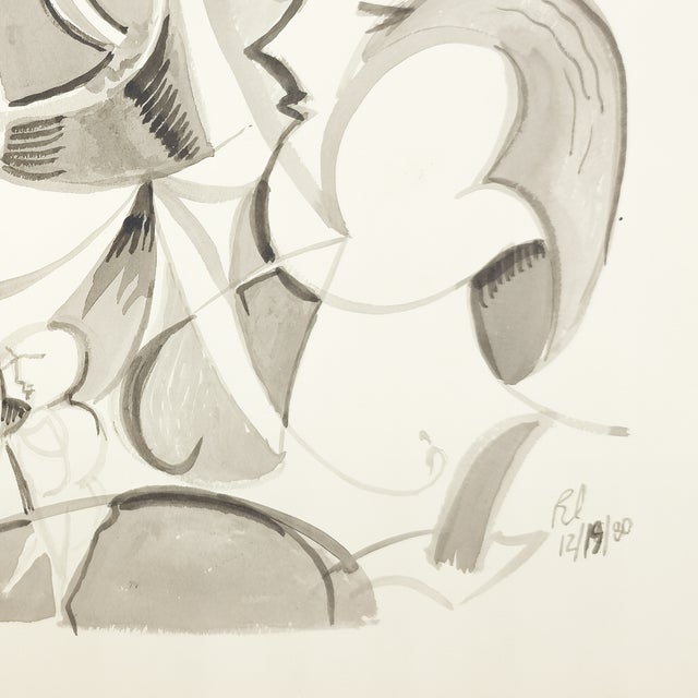 Between Two Presences - Robert Lohman, C. 1980 For Sale In San Diego - Image 6 of 10
