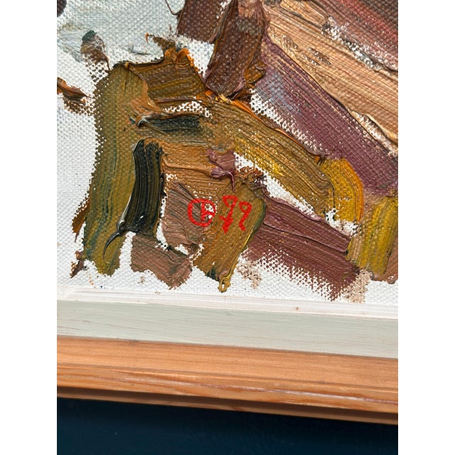 1970s Olle Blomberg, Waterfall, 1972, Oil on Canvas, Framed For Sale - Image 5 of 18