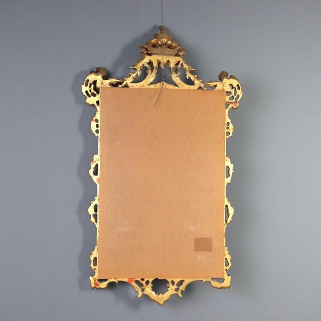 Early 20th Century Carved and Gilded Wood Mirror For Sale - Image 13 of 14