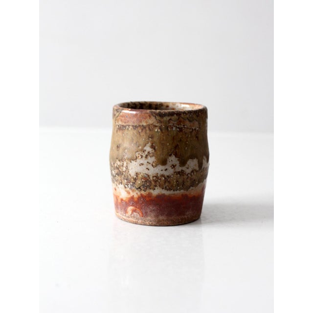 Vintage Studio Pottery Cup For Sale - Image 4 of 13