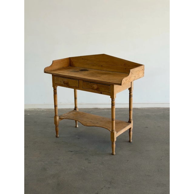 1940s Pine Console For Sale - Image 14 of 18