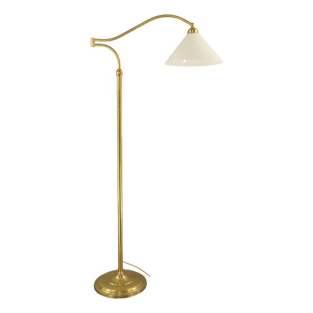Vintage Italian Brass Floor Lamp, 1970s For Sale