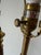 Vintage Neoclassical Style Brass & Leather Column Floor Lamps — A Pair For Sale - Image 9 of 12
