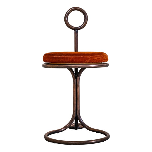 Sculptural Metal Stool, Probably Italy, Late 20th Century For Sale