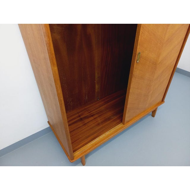 Vintage Oak Wardrobe, 1960s For Sale - Image 15 of 18