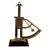 Late 20th Century Gunners Level in Gold Plated Brass on Wooden Mount by Franklin Mint, 1987 For Sale - Image 5 of 5
