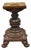 Antique American Empire Carved Mahogany Cannonball Paw Foot Pedestal Table Base For Sale