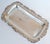 1950s International Silver Co. Silverplate Rectangle Embossed Bread Platter Serving Tray For Sale - Image 10 of 16