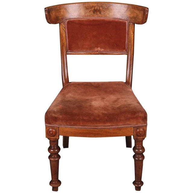 19th Century Biedermeier Curving Backrest Chair For Sale - Image 11 of 11