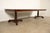 Baker Furniture Company Baker Furniture Regency Banded Mahogany Double Pedestal Extension Dining Table, Newly Refinished For Sale - Image 4 of 15