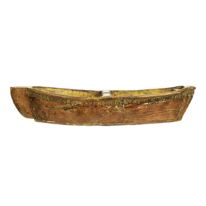 Boat Model in Weathered Wood, 1930s