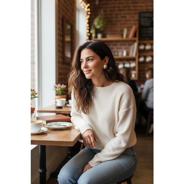 Gold 14k Yellow Gold 15.7mm White Mabe Pearl Stud Earrings, Vintage Style, A Pair For Sale - Image 8 of 9