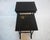 Black 20th Century Antique Victorian Black Lacquer Nest of 3 Tables For Sale - Image 8 of 18