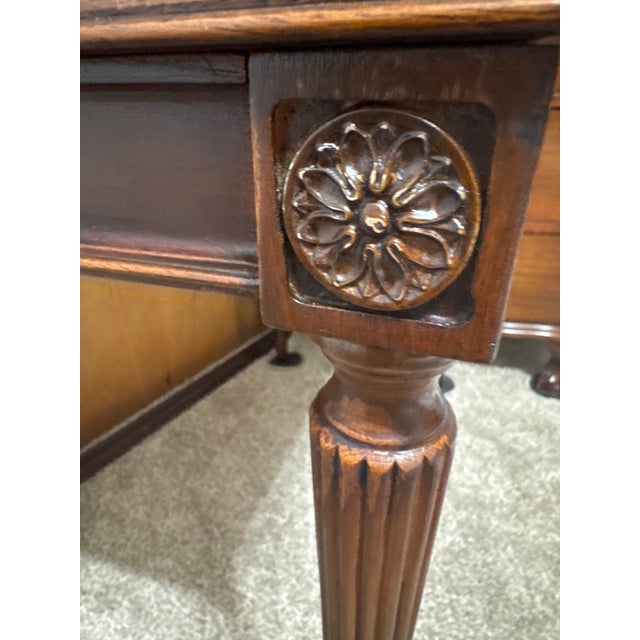 Late 20th Century Louis XVI Revival Style Cylinder Roll-Top Desk For Sale - Image 11 of 11