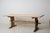Large Swedish Rustic Country Trestle Dining Table For Sale - Image 4 of 17