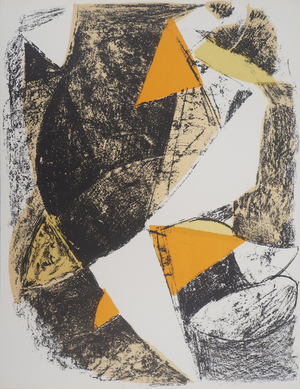 Marino Marini, Cheval et cavalier, Lithograph