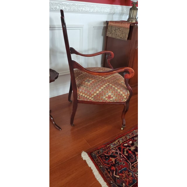 Traditional Early 20th Century Edwardian Era Chair For Sale - Image 3 of 5