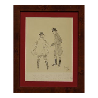 Hullo Old Chap You Look as if You'd Had Sport! 1902 by Phil May For Sale