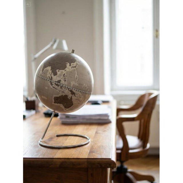 Early 21st Century Cosmo Globe in Grey by Zoffoli Mappamondi For Sale - Image 5 of 8