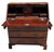 Traditional Antique Georgian Mahogany Slant Front Secretary Desk For Sale - Image 3 of 3
