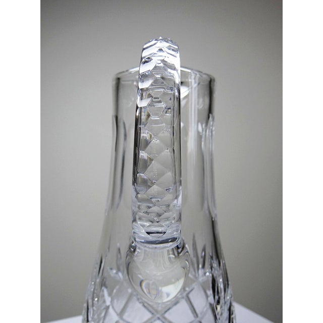 1980s Large Cut Crystal Water Pitcher, 1980s For Sale - Image 5 of 11