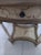 Decorative French style accent table featuring Hand Painted details One Drawer 25" W x 29" H x 17" D