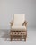 Wood French Oak Reclining Armchair with Pull-Out Footrest, Antique, France, Circa 1940 For Sale - Image 7 of 18