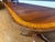 Georgian Style Multi-Banded Mahogany Dining Table by Leighton Hall - Showroom Sample For Sale - Image 12 of 16