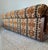 Mid Century Modern Sofa with Kilim style upholstery with generously rolled arms and captivating geometric patterns in...