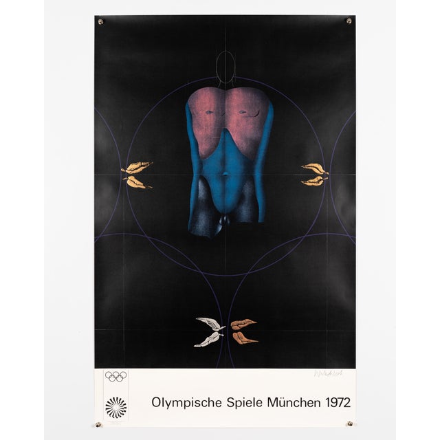 Olympia Lithograph Poster by Paul Wunderlich, 1972 For Sale - Image 3 of 9