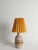 White and Gold Ceramic Table Lamp by Fratelli Fanciulacci, 1970s For Sale - Image 11 of 18