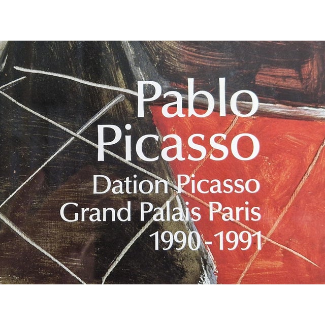 1990s Poster for Pablo Picasso at Grand Palais Paris, 1990s For Sale - Image 5 of 13