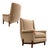 Jorge Jabour Pair of Club Armchairs in Brazilian Rosewood and Sage Mohair, Brazil, 1960s For Sale