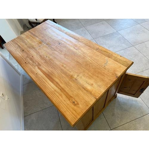 Art Nouveau Rustic Desk in Natural Wood, 1890s For Sale - Image 16 of 18