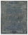 Gray Jordan Gray/Blue Hand knotted Wool/Viscose/Cotton Area Rug - 10'x14' For Sale - Image 8 of 8