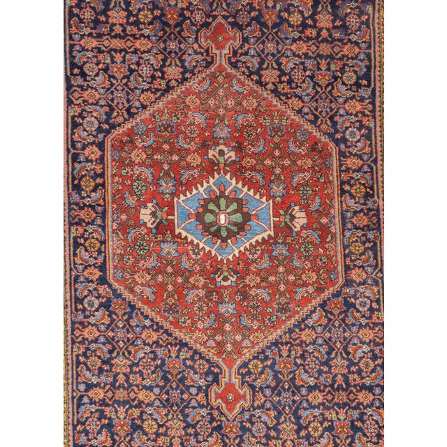 Persian Antique Persian Bidjar Rug 3'8'' X 5'2'' For Sale - Image 3 of 7