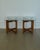 Attributed to Adrian Pearsall Walnut & Glass Top Side Tables, Pair, 1970s For Sale - Image 11 of 11