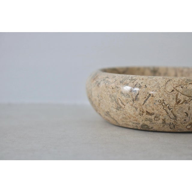 Stone 1960s Marble Catch-All or Bowl Dish in the Style of Angelo Mangiarotti For Sale - Image 7 of 8
